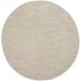 6 x 6 ft. Ivory & Beige Non Skid Indoor & Outdoor Round Area Rug - Beige and Ivory - 0.25in. H x 72in. W x 72in. D