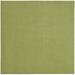 5 x 5 ft. Green Non Skid Indoor & Outdoor Square Area Rug - Green - 5 x 5 ft.