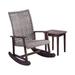 Vineyard Collection Conversation set Rocking Chair and Table