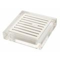 Drip Tray Acrylic with Stainless Steel Insert - Square
