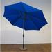 Shade Trends 11 ft. x 8 Premium Market Umbrella- Durango Frame- Pacific Blue Canopy