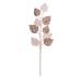 20 in. Rose Gold Mesh Mulberry Leaf Spray 3 per Bag