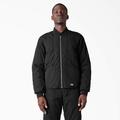 Dickies Men's Premium Collection Quilted Jacket - Black Size S (TJR13)