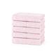 Inspire Me 500 GSM Extra Thick Plush Royal luxury Egyptian Cotton Towels Highly Absorbent Durable Hotel & Spa Bathroom (Set of 4) Machine Washable (Pink, Bath Sheet)