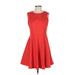 Molly Bracken Casual Dress: Red Dresses - Women's Size Small