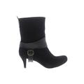 Pedro Garcia Boots: Black Solid Shoes - Women's Size 40.5 - Round Toe