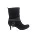 Pedro Garcia Boots: Black Print Shoes - Women's Size 40.5 - Round Toe