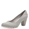 s.Oliver Damen Pumps mit Blockabsatz Bequem, Grau (Light Grey), 39