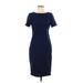 Elie Tahari Casual Dress: Blue Dresses - Women's Size 6