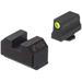 Night Fision Optics Ready Stealth Glock Night Sight Set Glock 43/43x w/ 507k Yellow Front Ring Blank Rear Sight GLK-003-290-297-YGZX