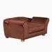 Tucker Murphy Pet™ 34-in. Faux Velvet Pet Bed Sofa for Medium-Sized Dogs & Cats in Brown | 13.39 H x 34.05 W x 20.67 D in | Wayfair