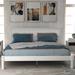 Red Barrel Studio® Sartin Platform Bed Wood in Gray/White | 36.1 H x 57.2 W x 79.5 D in | Wayfair 1046705EB9DF4FD6B9B728A02D70BE3A