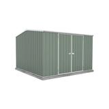 Absco Premier 10 ft. W x 10 ft. D Metal Storage Shed in Gray | Wayfair AB1006