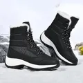 Bottes d'hiver imperméables pour femmes bottes de rinçage chaussures à plateforme pour femmes