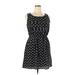 Xhilaration Casual Dress - Mini Scoop Neck Sleeveless: Black Dresses - Women's Size X-Large