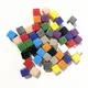 50Pcs/set Solid Color 8mm Blank Acrylic Dice Chess Piece For Board Game Right Angle Cube