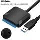 SATA 3 to USB 3.0 Cable Adapter 3.5 HDD 2.5 SSD Adaptor Fit for Windows 7/8/10/11 for Mac OS X