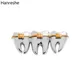 Hanreshe Silver Plated Tooth Repair Brooch Pin Funny Medical Dentist Dental Lapel Badge Jewelry Gift