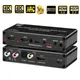 4K HDMI Switcher Audio Extractor 2 in 1 Out Selector with R/L+Toslink SPDIF+COAXIAL Audio out HDMI