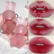 Matte Keychain Lip Gloss Waterproof Non-Stick Cup Long Lasting Moisturizing Cute Rabbit Nude Red Lip