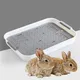 Small Pet Supplies Toilet Antiturnover Litter Box Trainer Corner Bathroom for Hamster Rabbit