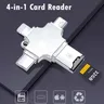 4 in 1 Speicher kartenleser Smart Adapter Blitz/Mikro/Typ C Smart USB otg SD Kartenleser für iPhone