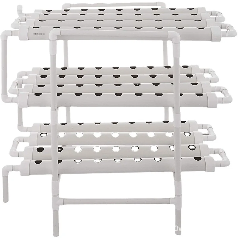 Garten Soilless Kultur Ausrüstung Hydrokultur System Wachstum Kitsfamily Balkon Rohr Typ Gemüse Pflanzer UPVC Blume Stehen