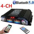 Bluetooth-Verstärker HiFi 4-Kanal Digital Audio Sound Amp FM Radio MP3-Unterstützung USB SD RCA