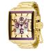 Renewed Invicta Pro Diver Swiss Ronda 5040.D Caliber Men's Watch w/ Mother of Pearl Dial - 45mm Gold (AIC-35637)