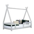 Lit cabane enfant NAKANA 90 x 200 gris clair