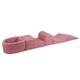 Set de mousse avec piscine, boucle rose, sans balles