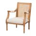 bali & pari Garridan Traditional French Wood Accent Chair