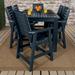 Weatherly 7-piece Outdoor Dining Set - 42" x 72" Table, Counter-height