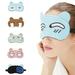 GoFJ Eye Cover Relieve Fatigue Soft Elastic Strap Cartoon Design Shading Breathable Adorable Hot Cold Compress Sleep Eyeshade for Home