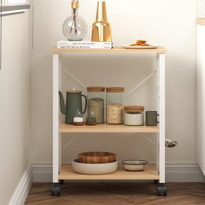 3-Tier Kitchen Bakers Racks Utility Microwave Oven Stand Storage Cart