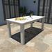 Hamilton Adirondack 7-Piece Outdoor Dining Set - 42" x 84" Table, Counter-height