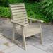 Weatherly Eco-friendly Outdoor Armchair - Dining-height