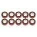 10pcs Tattoo Grip Cover Wrap Tattoo Grip Elastic Bandage Disposable Cohesive Portable Tattoo Handle Elastic Bandage Tape Sports Tape for Tattoo Machine Grip Tube Accessories(Brown)