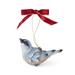 Spode Christmas Tree Nuthatch Ornament - " x 3.5" x 3.5"