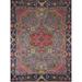 Geometric Kazak Oriental Area Rug Handmade Wool Carpet - 8'0"x 10'0"
