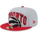 Men's New Era Gray/Red Toronto Raptors Tip-Off Two-Tone 59FIFTY Fitted Hat
