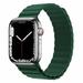 YuiYuKa Silicone Magnetic Loop Strap Compatible with Apple Watch Bands 45mm 44mm 42mm 41mm 38mm 40mm 49mm Sport Link Watchband Bracelet iwatch series 8 7 SE 6 5 4 3 2 1 Women Men - green