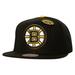 Men's Mitchell & Ness Black/ Boston Bruins 100th Anniversary Collection Snapback Hat