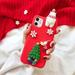 Diy Christmas Tree Hat Cute Deer Bear Red For Samsung S22 S20 FE S10 S21 S23 5G NOTE 20 ULTRA 10 Plus Case TPU Soft Cover