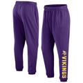 Men's Fanatics Purple Minnesota Vikings Chop Block Fleece Sweatpants