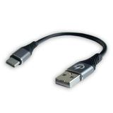 7.5 in. Male USB to Male USB-C Device Charger Cable