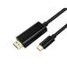 6 ft. Type-C to HDMI Compliant Video Cable USB-C USB 3.1 to HDMI Cable - Supports 4K