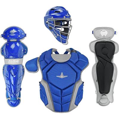 All Star Top Star NOCSAE Certified Baseball Catcher's Kit - Ages 7-9 Royal
