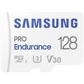 Samsung PRO Endurance microSDXC card 128 GB Class 10, UHS-Class 3, v30 Video Speed Class 4k video support, incl. SD adapter, shockproof