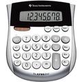 Texas Instruments TI-1795 SV Pocket calculator Silver Display (digits): 8 solar-powered, battery-powered (W x H x D) 118 x 10 x 138 mm